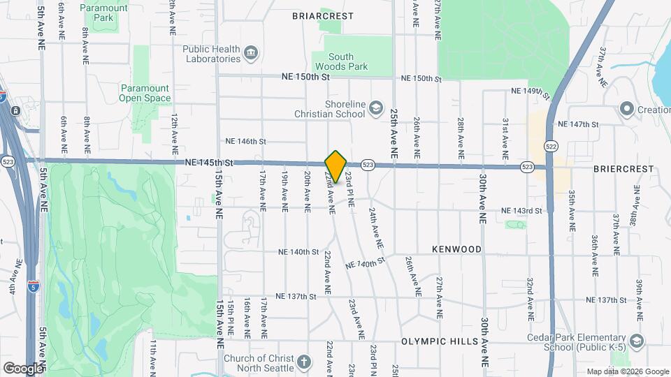 14320 22nd Ave NE Map and Location Details