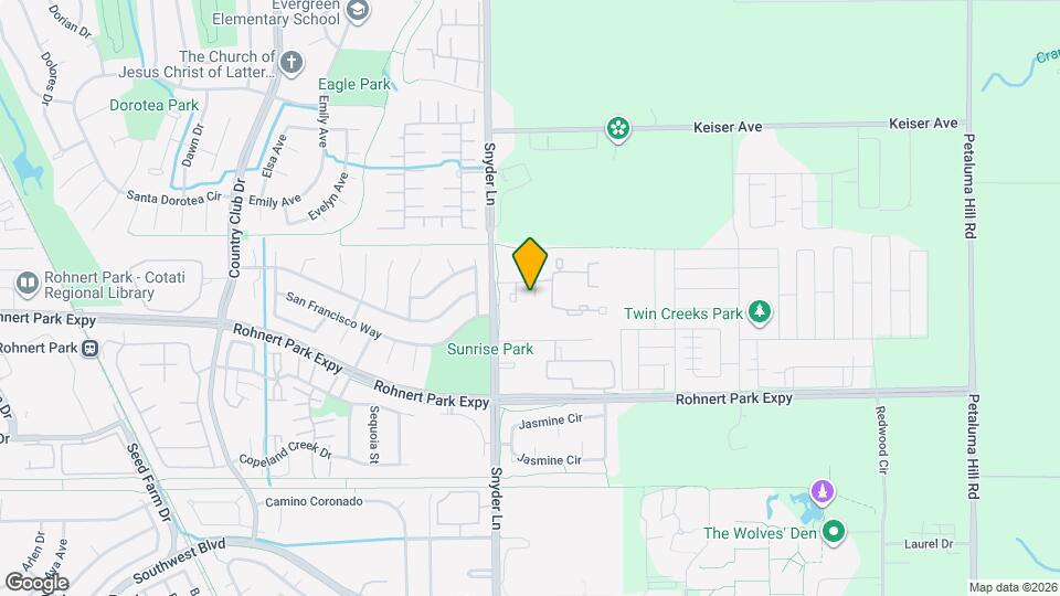 1358 Parkway Dr Map and Location Details