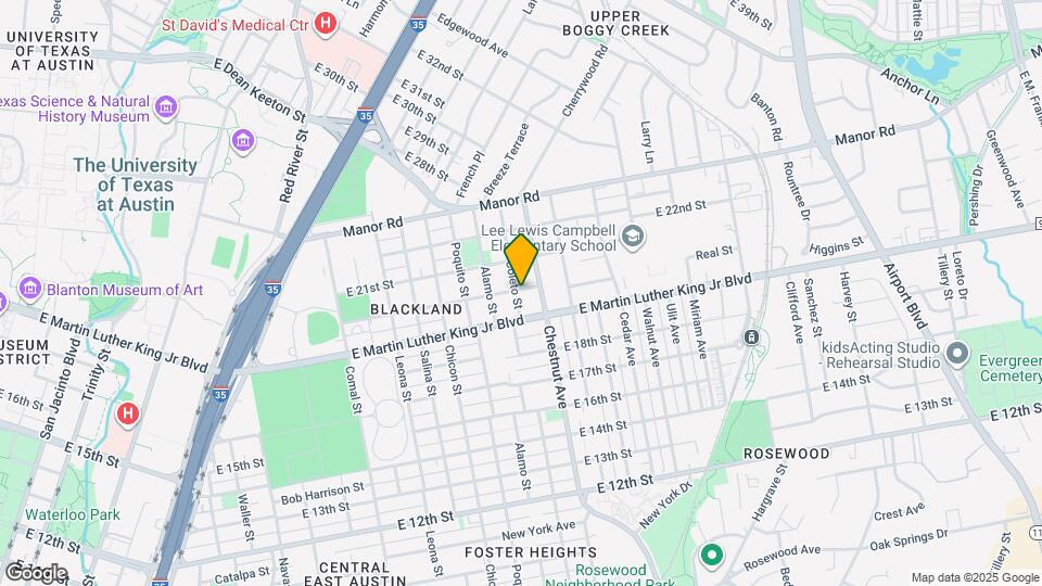 2201 E 20th St Map and Location Details