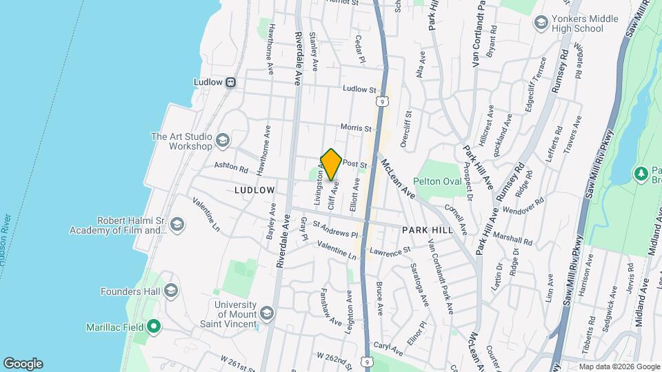 29 Cliff Ave Mapa y Detalles de la Ubicación