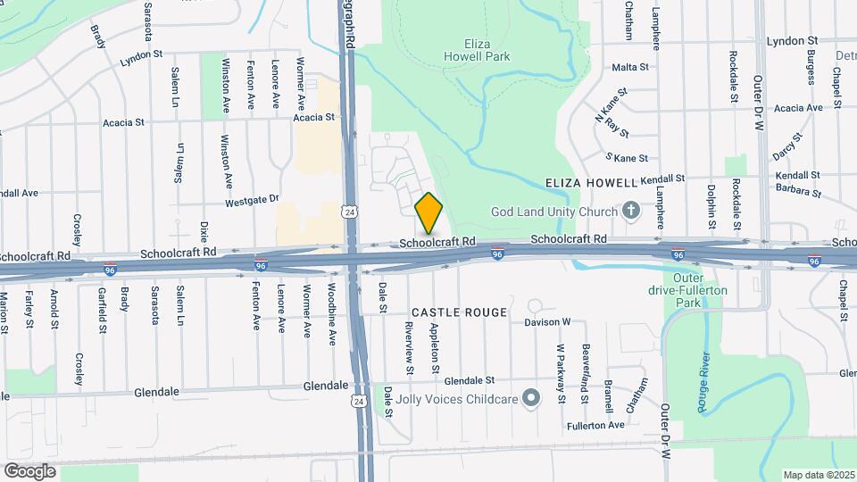 23638 Schoolcraft Rd Map and Location Details