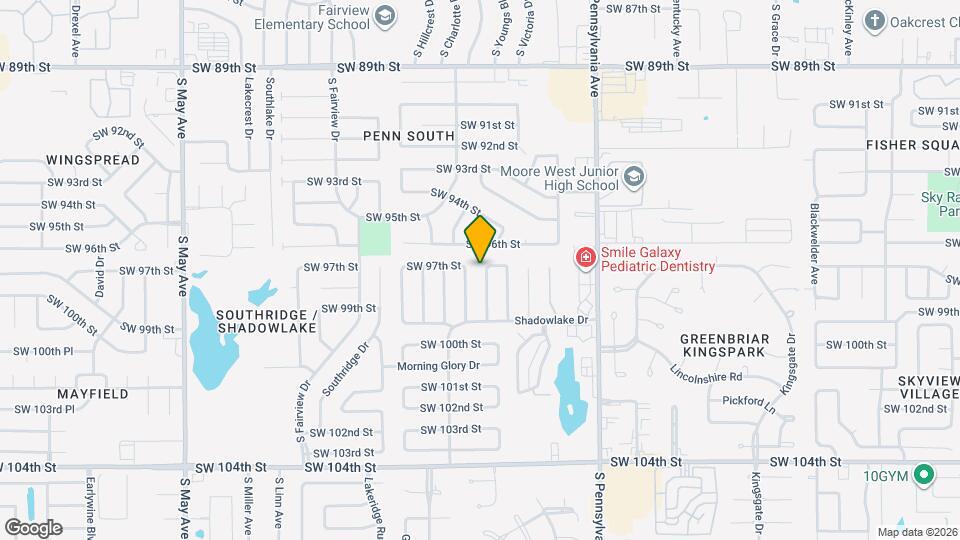 9805 Blue Bonnet Dr Map and Location Details