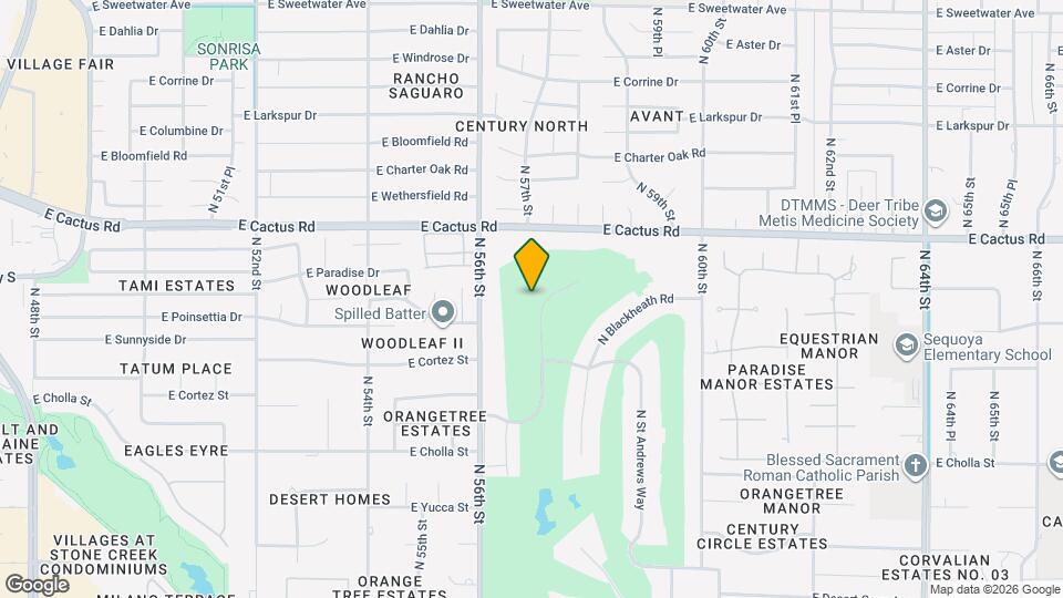 11832 N Oakhurst Way Map and Location Details