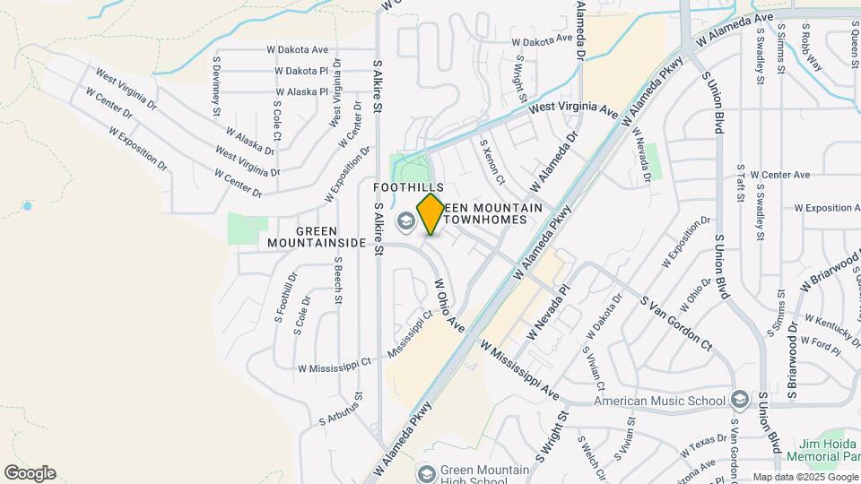 13149 W Ohio Ave Map and Location Details