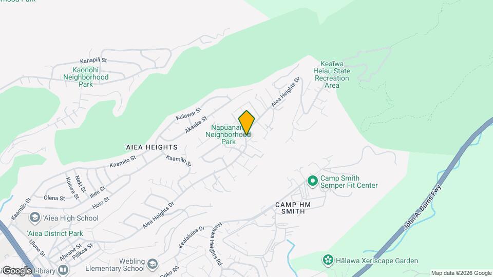 99 Aiea Heights Dr Mapa y Detalles de la Ubicación