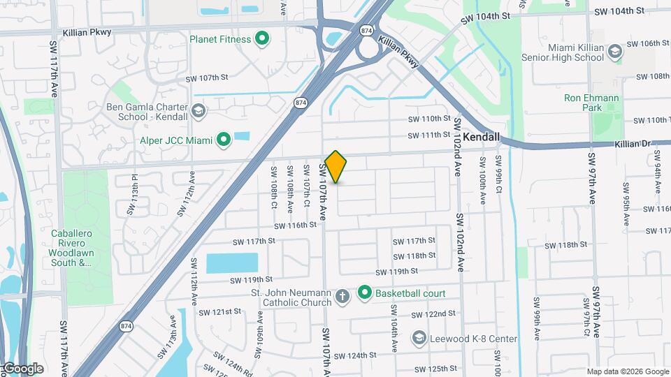 10432 SW 118th St Map and Location Details