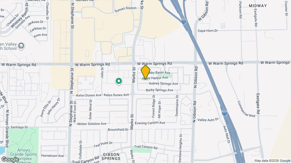 1134 Aubrey Springs Ave Map and Location Details