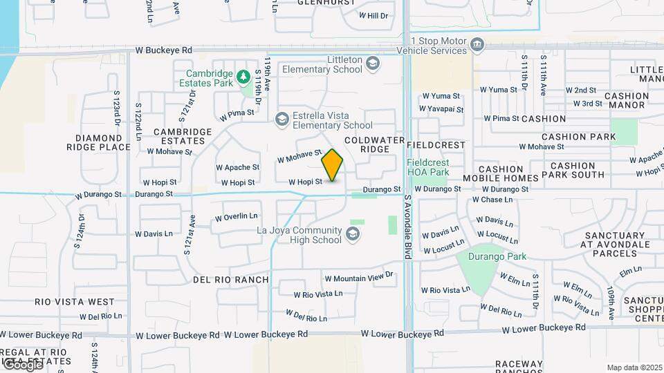 11759 W Hopi St Map and Location Details