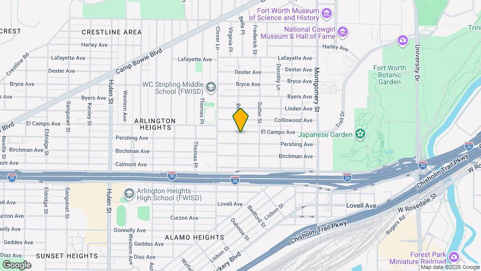 3939 El Campo Ave Map and Location Details