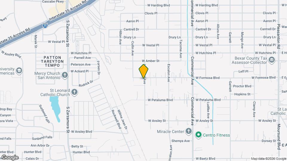 1202 W Formosa Blvd Map and Location Details