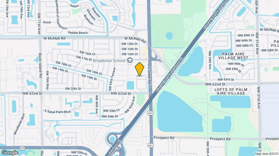 6055 SW 19th Ct Map and Location Details