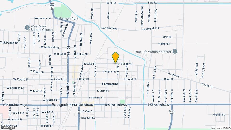 528 E Lake St Map and Location Details
