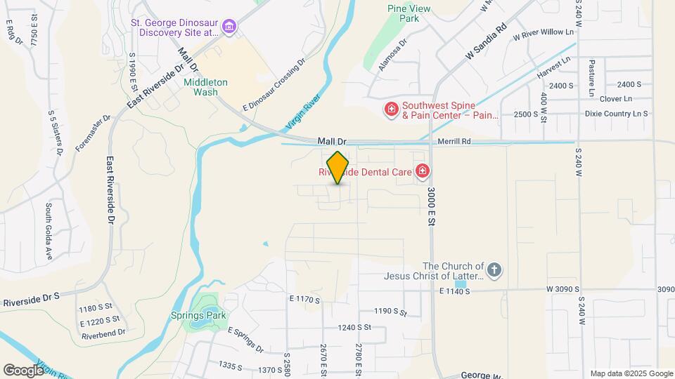 832 S American Beech Ln Map and Location Details