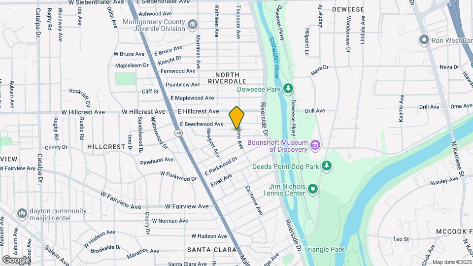 165 Basswood Ave Map and Location Details