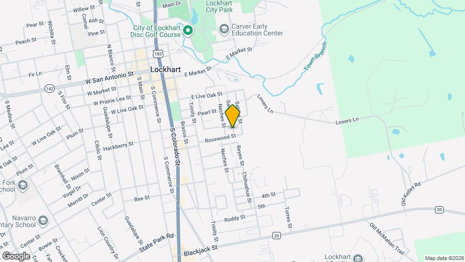 703 San Saba St Map and Location Details