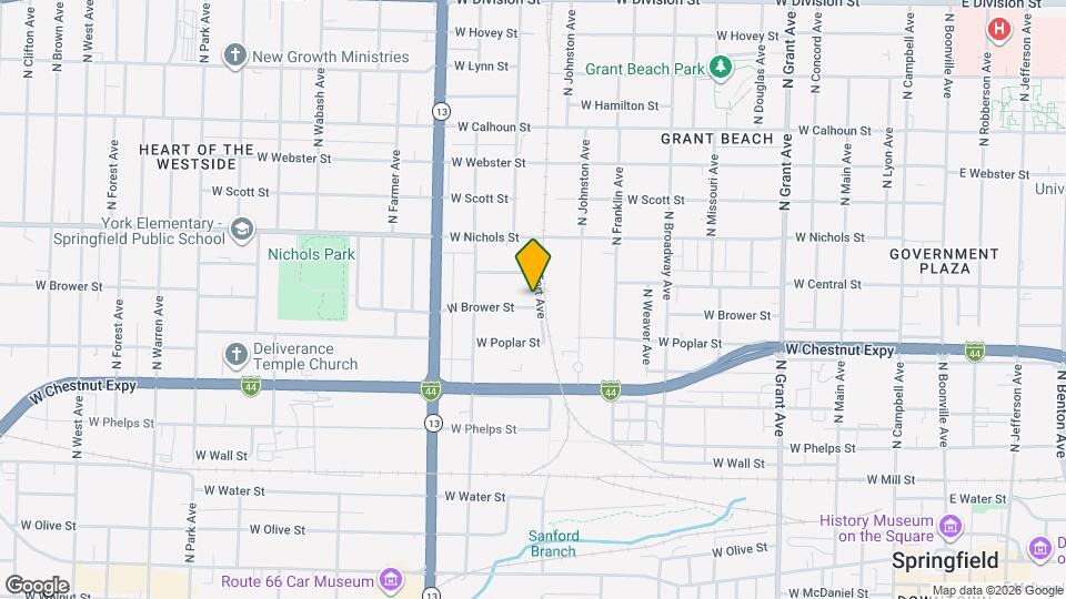 809 N Fort Ave Map and Location Details