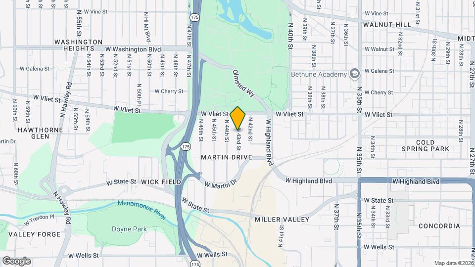 1271 N 43rd St Map and Location Details