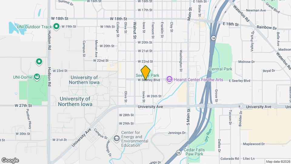 524 W Seerley Blvd Map and Location Details