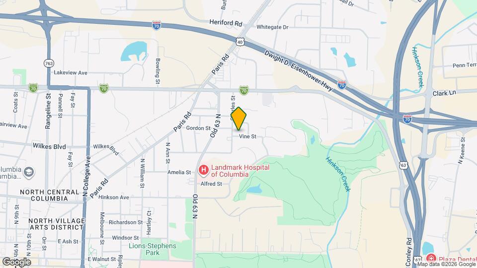 2005 Vine St Map and Location Details