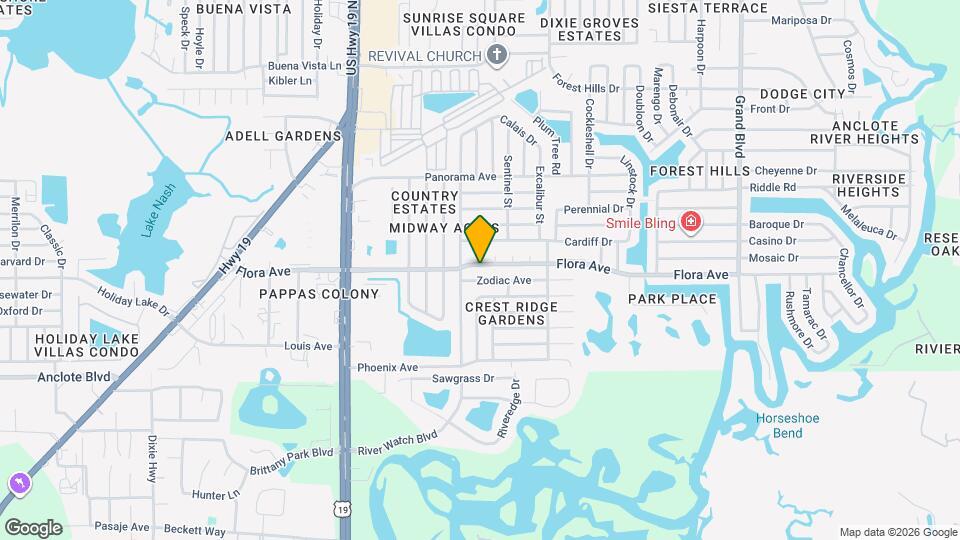 4810 Flora Ave Map and Location Details