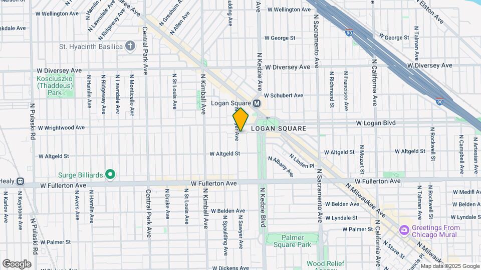2537 N Sawyer Ave Map and Location Details