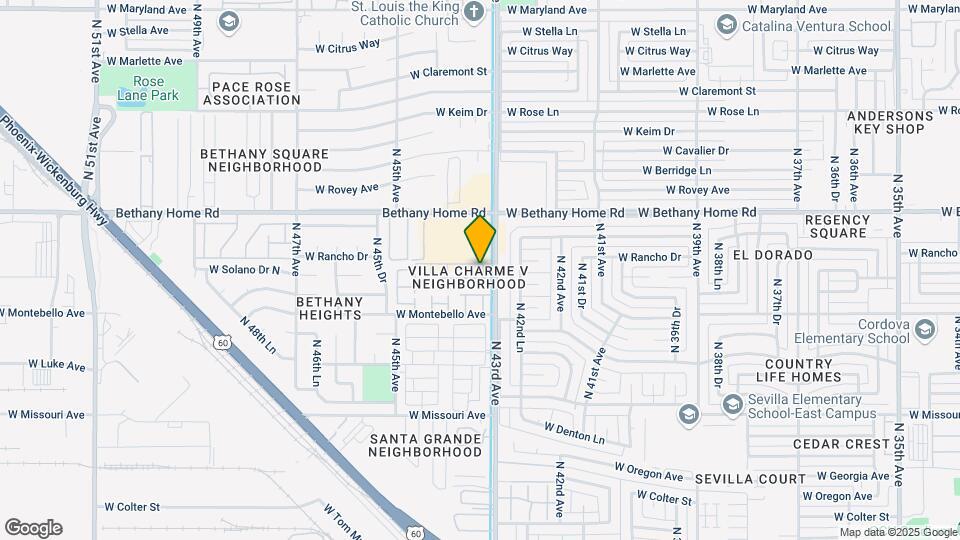 5742 N 43rd Dr Map and Location Details