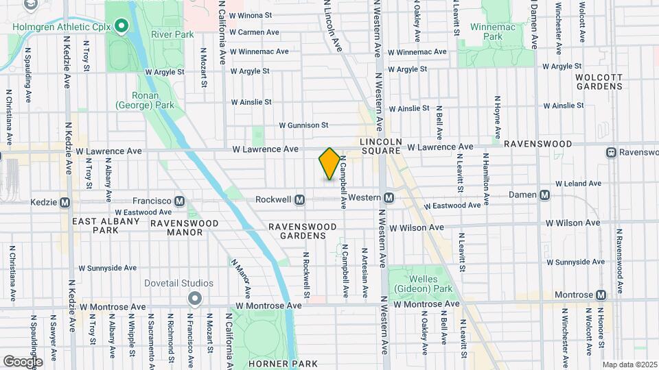 2520 W Leland Ave Map and Location Details