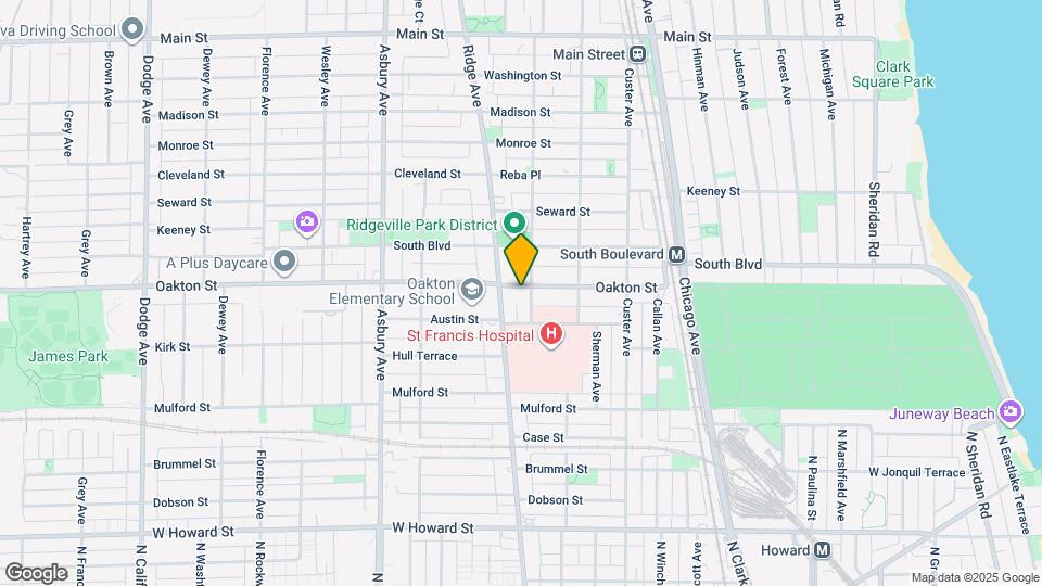 906 Oakton St Map and Location Details