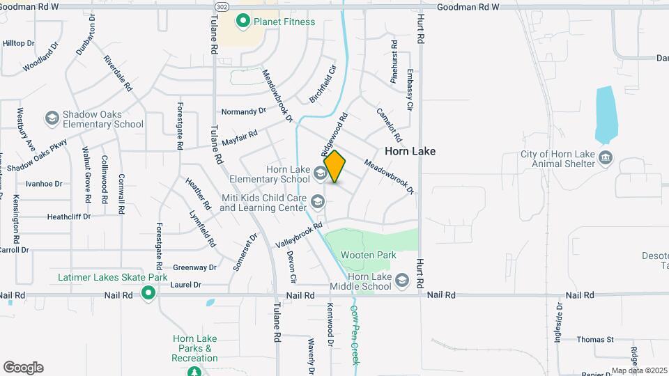 2725 Shady Grove Dr Map and Location Details