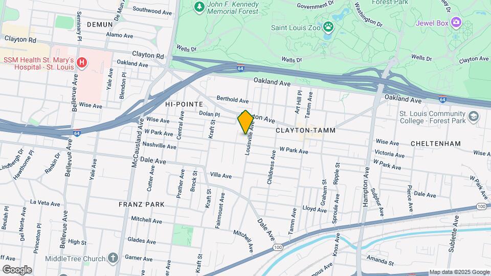1227 Louisville ave Map and Location Details