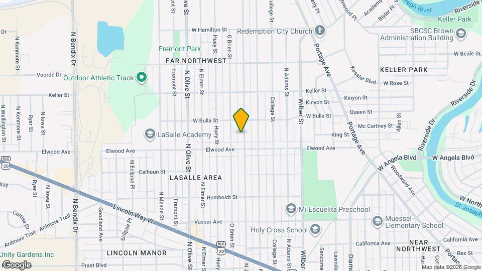 1423 N Johnson St Map and Location Details