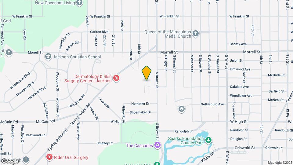 1024 S Brown St Map and Location Details