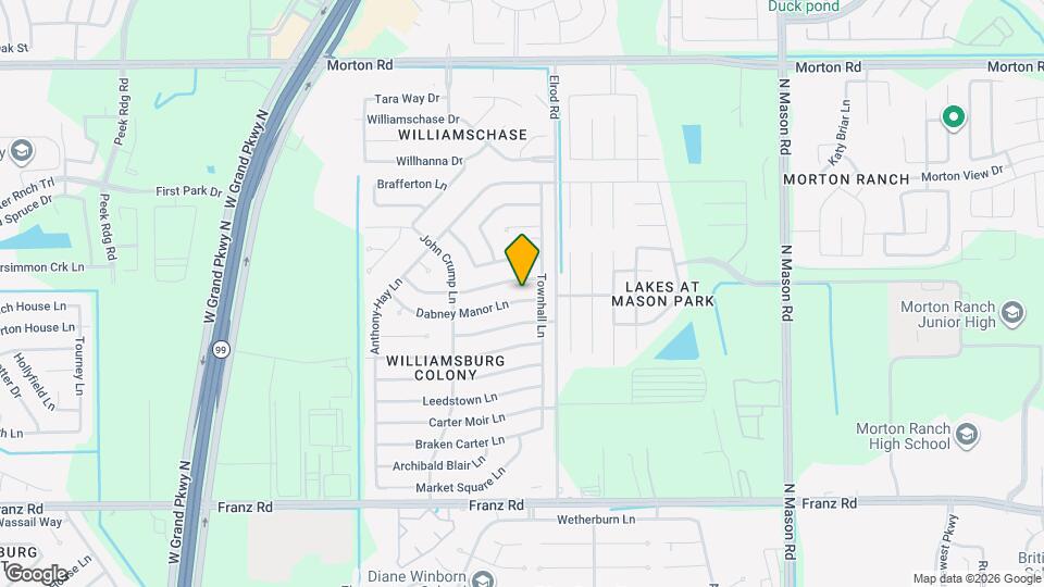 22514 Dabney Manor Ln Map and Location Details