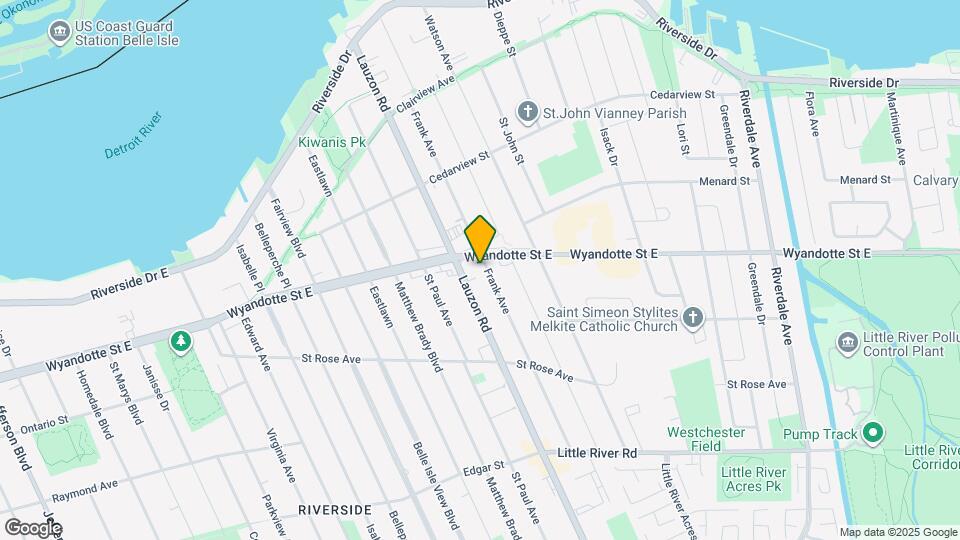 819 Frank Ave Map and Location Details