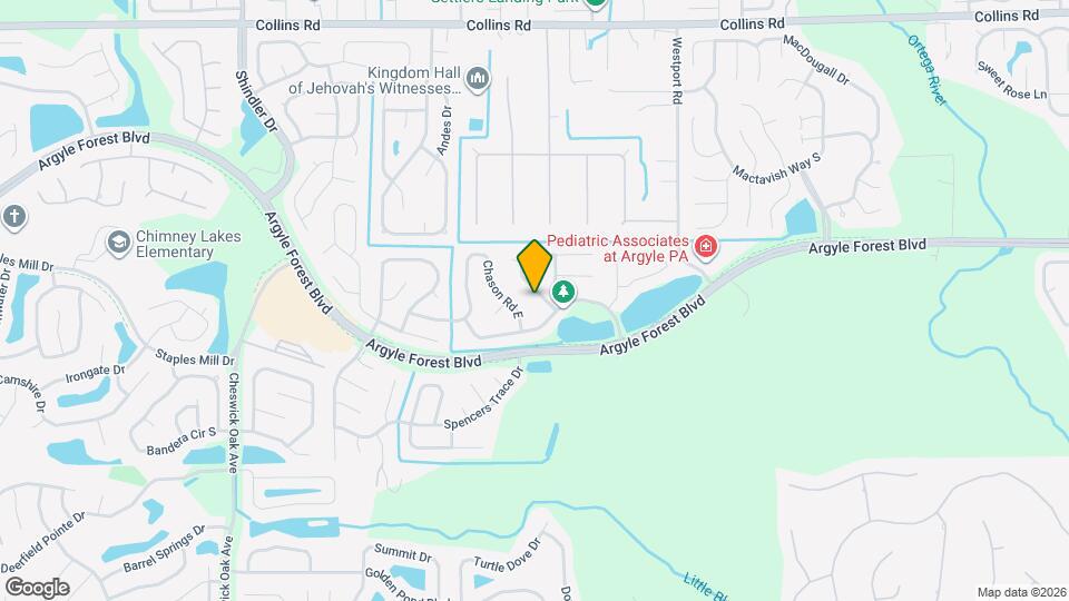 8321 Crosswind Rd Map and Location Details