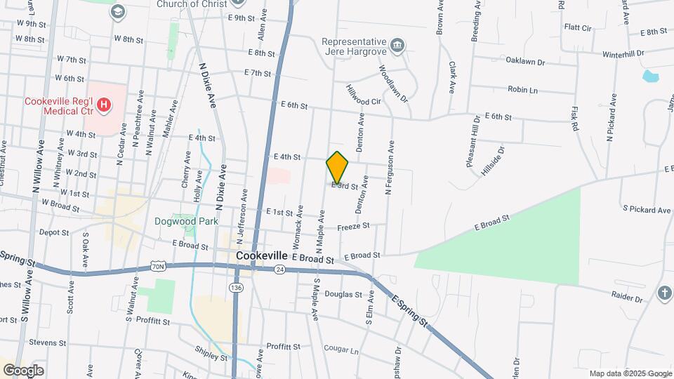 545 E 3rd St, Unit APT3 Map and Location Details