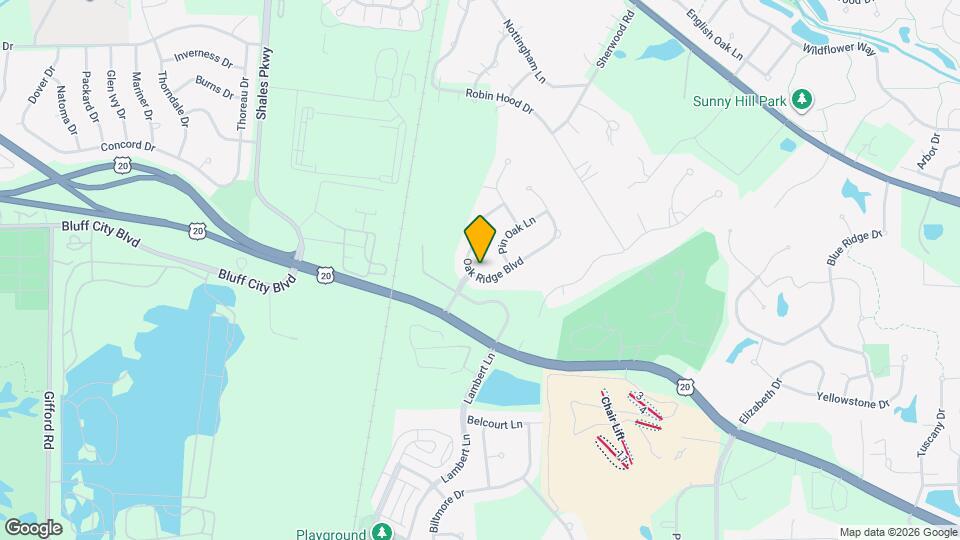 918 Oak Ridge Blvd Map and Location Details