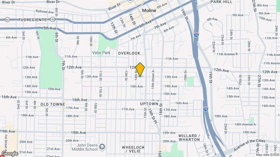 1412 13th Ave Map and Location Details