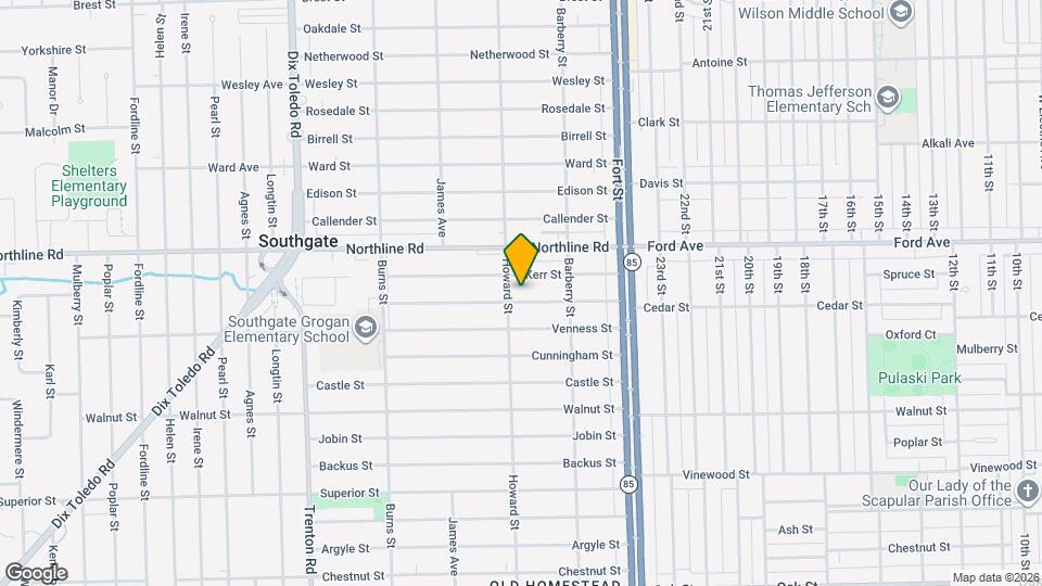 13056 Pullman St Map and Location Details
