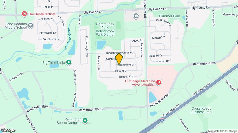 613 Greystone Ln Map and Location Details