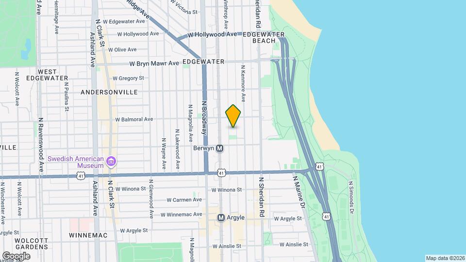 5331 N Winthrop Ave Map and Location Details