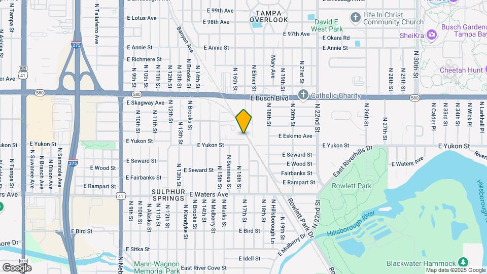 1524 E Eskimo Ave Map and Location Details