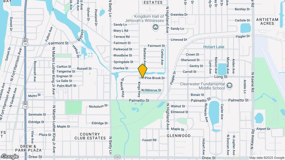 1411 Pine Brook Dr Map and Location Details