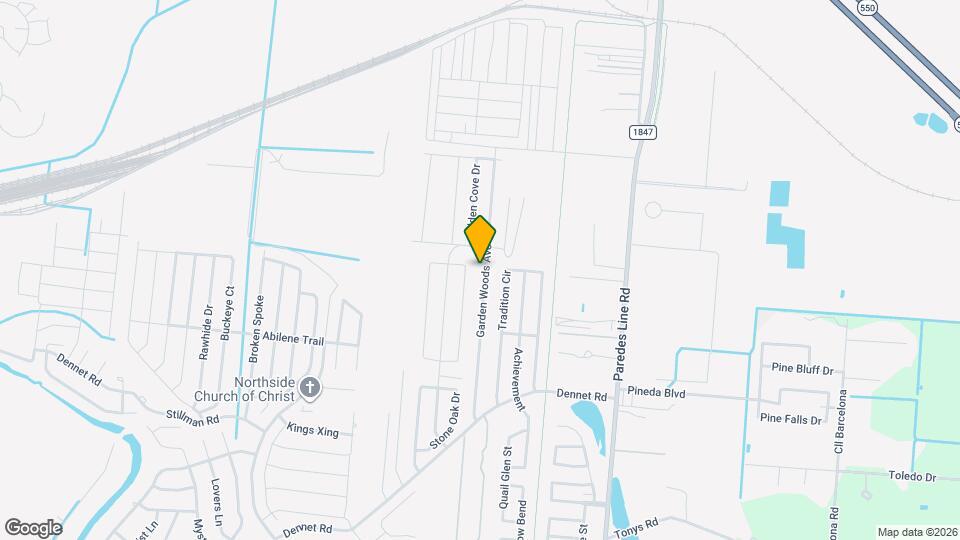 6709 Garden Woods Ave Map and Location Details