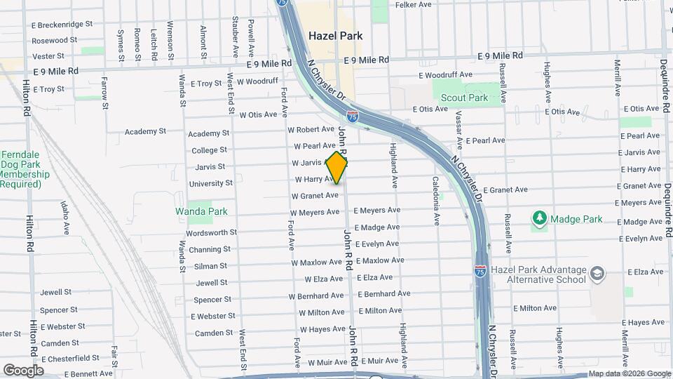 30 W Granet Ave Mapa y Detalles de la Ubicación