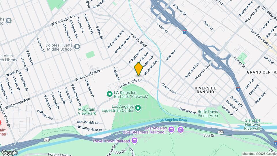 415 W Riverside Dr Map and Location Details