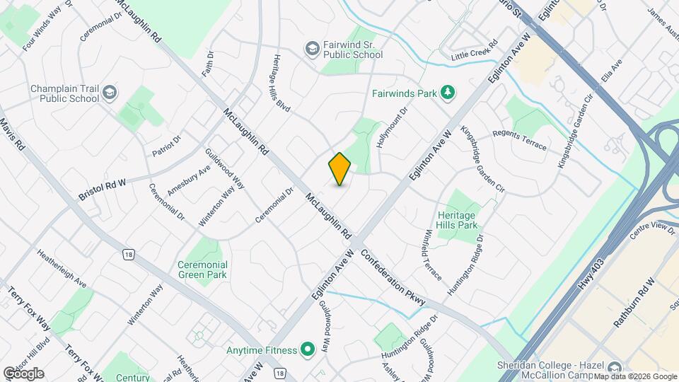 409 Silverthorne Crescent Map and Location Details