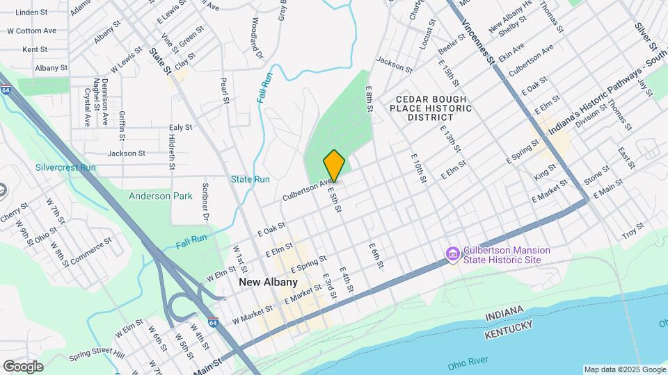 620 E 5th St Map and Location Details