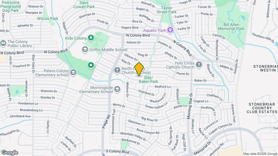 5529 Gates Dr Map and Location Details
