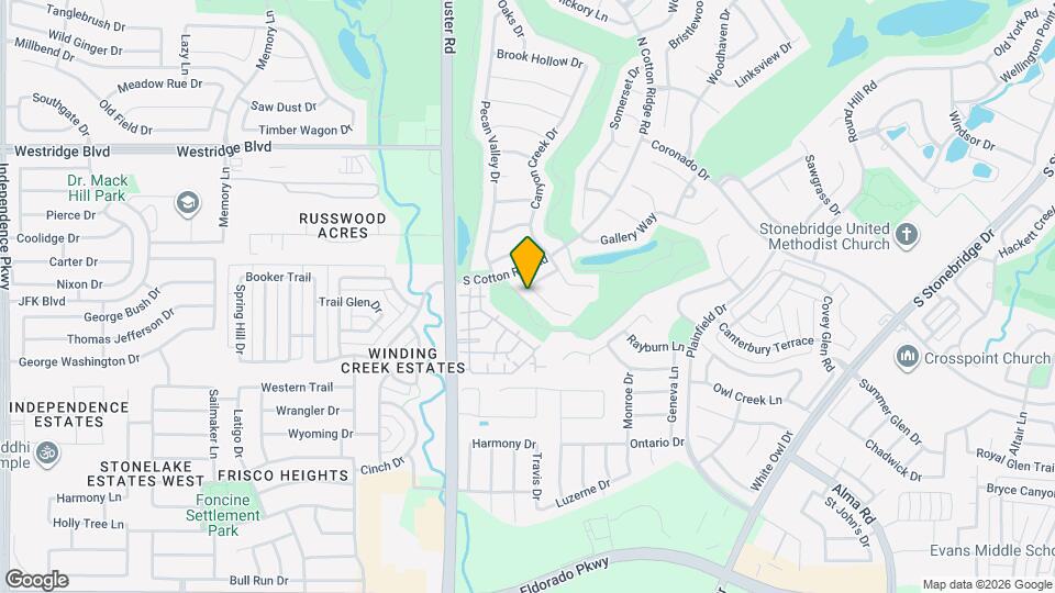 2200 Stone Creek Dr Map and Location Details